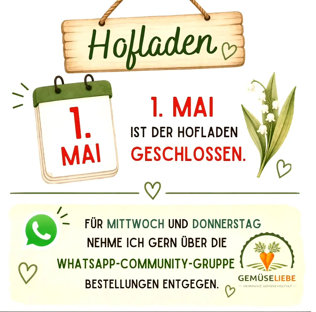 Foto aus einem Instagram-Beitrag von Gemüseliebe, 25. April 2026