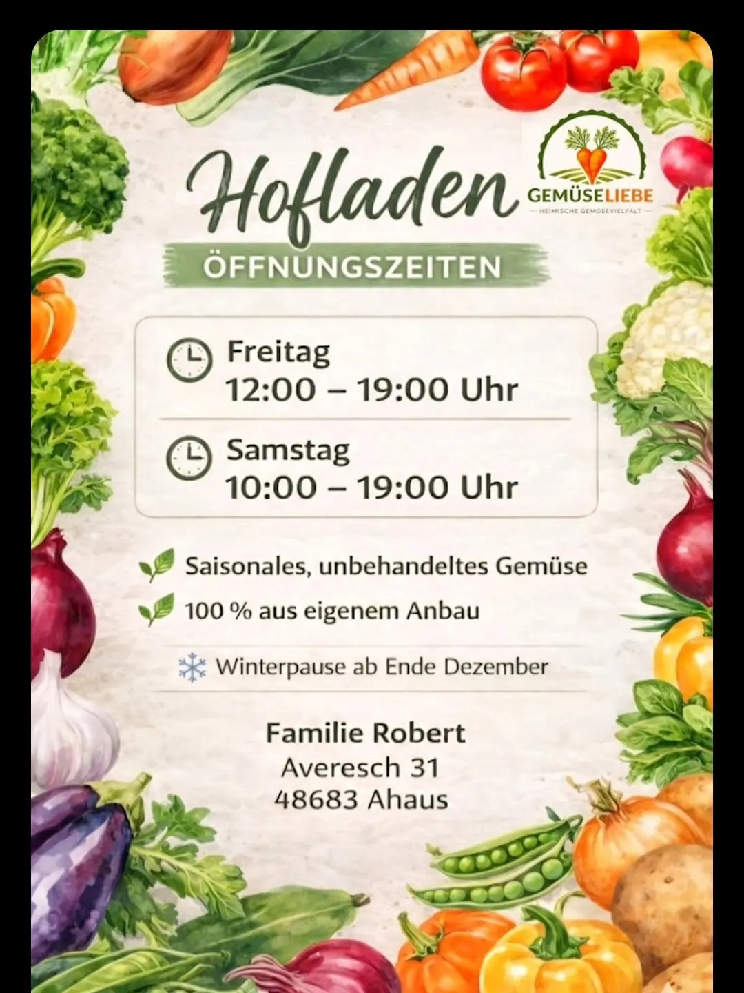 Foto aus einem Instagram-Beitrag von Gemüseliebe, 14. Mai 2026