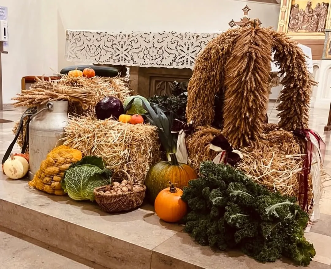Erntedank 2026. Auch in diesem Jahr durften wir die Wessumer Kirche anlässlich des Erntedankfestes wieder passend schmücken.
